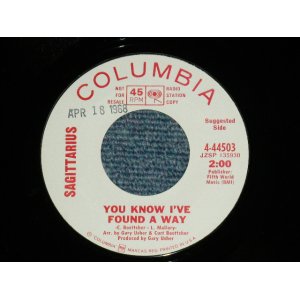 画像: SAGITTARIUS ( GARY USHER & CURT BOETTCHER )  - YOU KNOW I'VE FOUND A WAY : THE TRUTH IS NOT REAL (MINT-/MINT-) / 1968 US AMERICA ORIGINAL "WHITE LABEL PROMO" Used 7" Single 