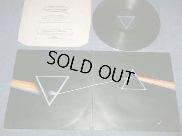 画像1: PINK FLOYD - THE DARK SIDE OF THE MOON  ( Matrix # A-6/B-4)（Ex+/Ex++) / 1973 UK ENGLAND ORIGINAL "2nd Press Label" Used LP