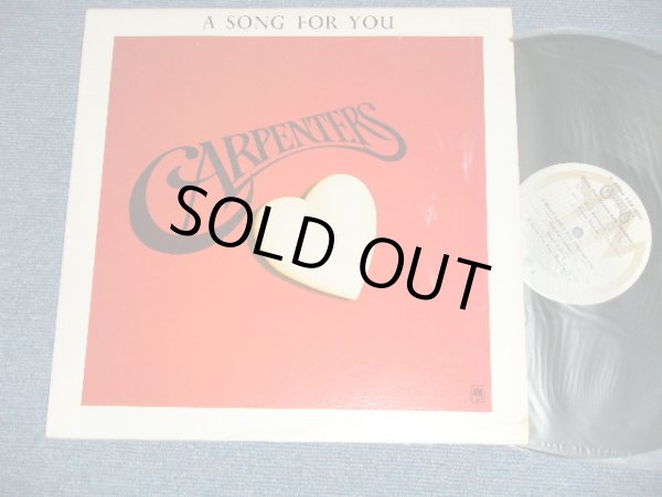 画像1: CARPENTERS - A SONG FOR YOU ( Matrix No. A) SP-3531-T1 /B)SP-3532-T5 )(Ex++/Ex+++ Looks: MINT-) With ORIGINAL INNER SLEEVE  /  1974? Version US AMERICA "Large TITLE Logo" "2nd Press LABEL"  Used  LP 