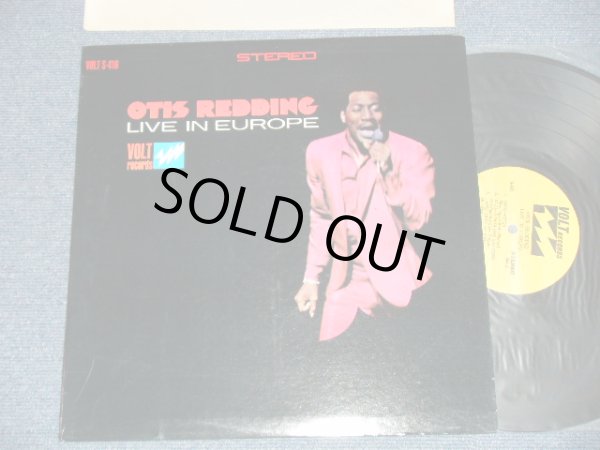 画像1: OTIS REDDING - LIVE IN EUROPE ( Matrix # A) ST-VO- 671059-A A  ▵10767 /B) ST-VO- 671060-A A  ▵10767-x )(Ex+++/Ex++ Looks:Ex++) / 1967 US AMERICA ORIGINAL "YELLOW w/DIST. by ATCO Label" Used LP 