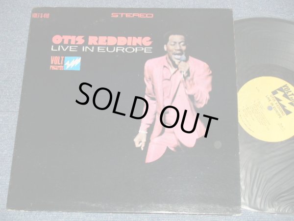 画像1: OTIS REDDING - LIVE IN EUROPE ( Matrix # A) ST-VO- 671059-A  LW    B) ST-VO- 671060-A  LW )(Ex++/Ex++) / 1967 US AMERICA ORIGINAL "YELLOW w/DIST. by ATCO Label" Used  LP 