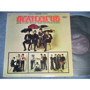 画像: The BEATLES - BEATLES '65( Matrix # A)C1-1-90446-G26 /B)C1-2-90446-G-24 )  (MINT-/MINT-) / 1988 Version US AMERICA REISSUE "New PURPLE Label with SMALL CAPITOL Logo on TOP"  Used LP 