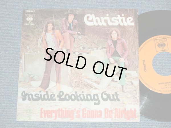 画像1: CHRISTIE - INSIDE LOOKING OUT : EVERYTHING'S GONNA BE ALRIGHT Ex++/Ex+++  )  / 1971 WEST-GERMANY ORIGINAL Used  7"Single with PICTURE SLEEVE 