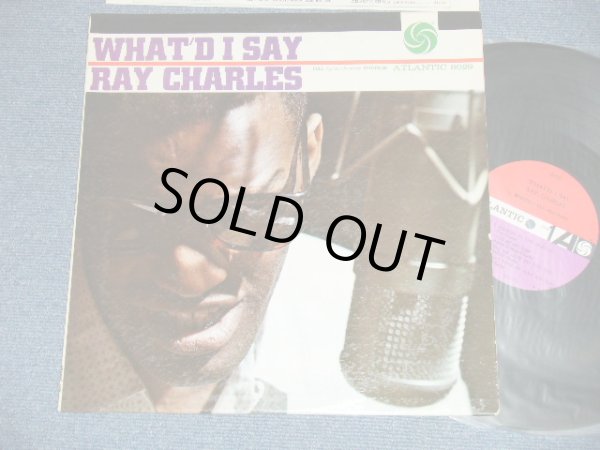 画像1: RAY CHARLES -  WHAT'D I SAY (Ex++,Ex+/Ex++ Looks:Ex+)  / 1961 US AMERICA REISSUE 3rd Press "RED & PLUM with WHITE FAN Label" MONO Used LP 