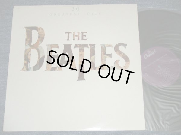 画像1:  BEATLES  - 20 GREATEST HITS  ( Matrix #   A) SV-1-12245 F-12 1-1  MATERED BY CAPITOL /B) SV-2-12245 F-12 1-1  MATERED BY CAPITOL ) (MINT-/MINT-)  /  1988 vERSION US AMERICA   3rd Press "PURPLE  with Small CAPITOL at Top Label"  Used  LP