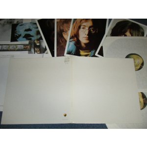 画像:  BEATLES  - THE BEATLES ( WHITE ALBUM : All Inserts ) ( Matrix #  YEX 709-1-1-1 /YEX 710-2-1-1 /YEX 711-4-1-1   /YEX 712-3-1-1  )  /  1990s UK REISSUE "DMM/DIRECT METAL MASTER ) BRAND NEW 2-LP 