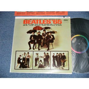 画像: The BEATLES - BEATLES '65( Matrix # A) T1-2228-H11 /B) T2-2228-H-9 )  ( Ex+++/MINT-)  / 1965 US AMERICA ORIGINAL "BLACK with RAINBOW RING & CAPITOL Logo on TOP Label" MONO Used LP 