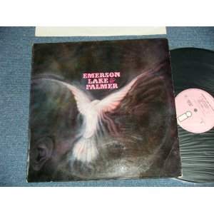 画像: E L & P EMERSON LAKE & PALMER - EMERSON LAKE & PALMER ( Ex+/VG, Ex++) /  1970 FRANCE FRENCH ORIGINAL "PINK Label" Used LP 