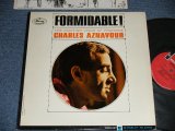 画像: CHARLES AZNAVOUR  - FORMIDABLE!?  ( Ex++/Ex+++)  / 1963 US AMERICA  ORIGINAL MONO  Used LP