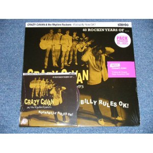 画像: CRAZY CAVAN 'N' THE RHYTHM ROCKERS - ROCKABILLY RULES OK! : 1982 FRANCE LIVE (SEALED)  / 2014 ORIGINAL "BRAND NEW SEALED"  10" LP+CD