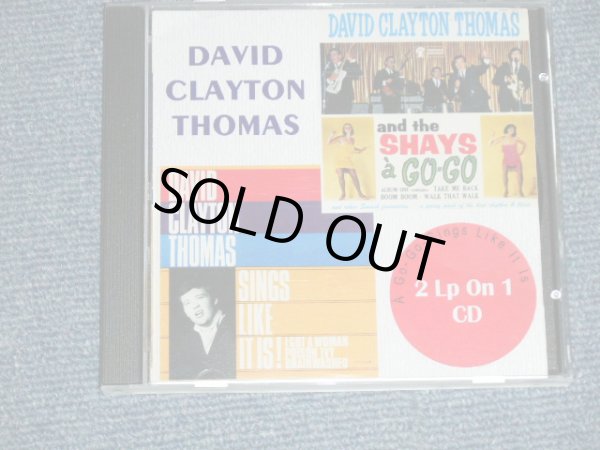 画像1: DAVID CLAYTON THOMAS -  AND THE SHAYS A GO-GO + SINGS LIKE IT IS!  (NEW) / GERMAN "Brand New" CD-R 