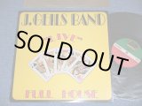 画像: THE J. GEILS BAND  - "LIVE" FULL HOUSE ( Matrix # A) ST-A-722615 BB-Re-ATLGP ▵17337 PR  /B) ST-A-722616 BB-Re-ATLGP ▵17337-x PR ) ( Ex+/MINT- Cut Out)  / 1974 US AMERICA ORIGINAL 1st Press "RED & GREEN Label" 3rd Press "Small 75 ROCKFELLER Label" Used LP 