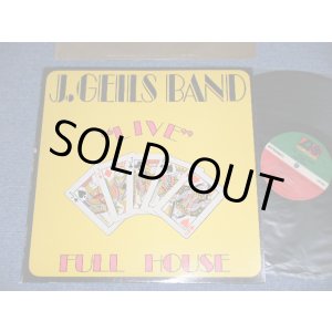 画像: THE J. GEILS BAND  - "LIVE" FULL HOUSE ( Matrix # A) ST-A-722615 BB-Re-ATLGP ▵17337 PR  /B) ST-A-722616 BB-Re-ATLGP ▵17337-x PR ) ( Ex+/MINT- Cut Out)  / 1974 US AMERICA ORIGINAL 1st Press "RED & GREEN Label" 3rd Press "Small 75 ROCKFELLER Label" Used LP 