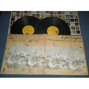 画像: BUFFALO SPRINGFIELD -  BUFFALO SPRINGFIELD ( MATRIX #  A)ST-C-732873 B   PR    B)ST-C-732874 D  PR    C) ST-C-732875 A  PR   D) ST-C-732876 A  PR) ( Ex++/Ex+++)  / 1974 Version US AMERICA 2nd Press "YELLOW Label" "1841 BROADWAY Label & Large 75 ROCKFELLER Label" Used 2-LP's