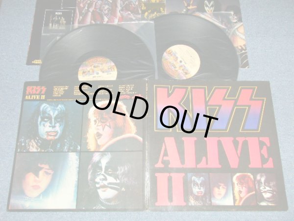 画像1:  KISS - ALIVE II  (With BOOKLET & INNER)  (Matrix #A) AS-SM1  STERLING    B) BS-SM3  STERLING    C) CS-SM1  STERLING    D)DS-SM4  STERLING ) "SANTA MARIA Press in CA" ( Ex+++,Ex++/Ex+++)  / 1977 US AMERICA  ORIGINAL Used 2-LP 