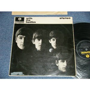 画像: THE BEATLES - WITH THE BEATLES  (  Martix # A) YEX-110-2/B) YEX-111-2 ) ( Ex/Ex++)   /   1963 UK  ENGLAND ORIGINAL 1st Press "YELLOW Parlophone Label" "Jobete" STEREO  Used LP  