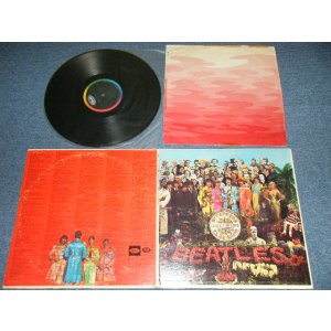 画像:  BEATLES  - SGT PEPPERS LONELY HEARTS CLUB BAND (Matrix #    A) MAL-1-2653-F11   B) MAL-2-2653-H-10) Ex-/Ex++ EDSP) / 1967 US AMERICA ORIGINAL "BLACK With RAINBOW Label" "MONO" Used LP 