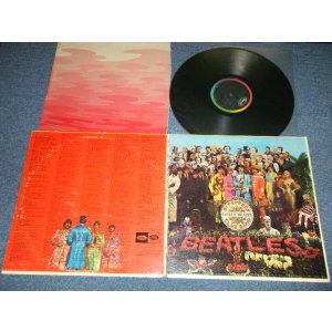 画像:  BEATLES  - SGT PEPPERS LONELY HEARTS CLUB BAND (Matrix #    A) MAL-1-2653-F8   B) MAL-2-2653-F-8) Ex+/Ex++ Looks:Ex++) / 1967 US AMERICA ORIGINAL "BLACK With RAINBOW Label" "MONO" Used LP 