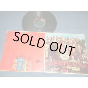 画像:  BEATLES  - SGT PEPPERS LONELY HEARTS CLUB BAND (Matrix #    A) MAL-1-2653-F11   B) MAL-2-2653-G-11) Ex+/Ex++ Looks:Ex Cut Out?,WOBC) / 1967 US AMERICA ORIGINAL "BLACK With RAINBOW Label" "MONO" Used LP 