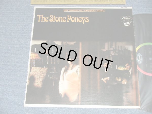 画像1: THE STONE PONEYS (LINDA RONSTADT ) - THE STONE PONEYS  ( Matrix Number A)ST1-2666-B2 / B)ST2-2666-A1   )( Ex+++/MINT-) / 1967 US AMAERICA ORIGINAL "BLACK with RAINBOW Label" STEREO Used  LP