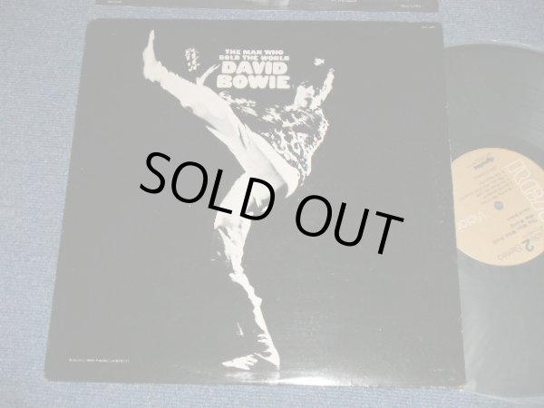 画像1: DAVID BOWIE - THE MAN WHO SOLD THE WORLD (Ex+++/MINT-) / 1977 US AMERICA REISSUE "TAN Label" Used LP