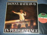 画像: DONNY HATHAWAY - IN PERFORMANCE ( MINT-/MINT-) / 1980 US AMERICA ORIGINAL  Used LP 