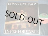 画像: DONNY HATHAWAY - IN PERFORMANCE ( MINT-/MINT-) / 1980 US AMERICA ORIGINAL  Used LP 