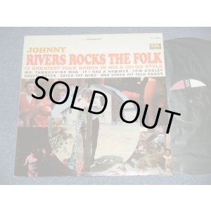 画像: JOHNNY RIVERS - ROCKS THE FOLK  ( Matrix #  A) LP-12293- SIDE#1-1D    B) LP-1193-SIDE-2-1A )  Ex++/Ex+++ )  / 1965  US AMERICA  ORIGINAL "1st Press BLACK with PINK Label" STEREO Used   LP 