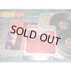 画像: EAGLES - EAGLES LIVE (A)BB 705 A 8 SH AR ▵525 STERLING RL B-15398   B)BB 705 B 8 SH AR B-15399 STERLING RL  ▵525-X  C)BB 705 C 9 SH AR ▵526 STERLING RL B-15400   D)BB 705 D 9 SH AR ▵526-X B-15401 STERLING RL )  (MINT/MINT-) / 1980 US AMERICA ORIGINAL "With POSTER" " Used 2-LP's 