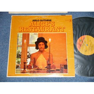 画像: ARLO GUTHRIE - ALICE'S RESTAURANT (Matrix # A) 30695 RS-6267 A-1A  /B) 30696 RS-6267 B-1A ) (Ex+/Ex+++ Tape Seam)  / 1968 Version US AMERICA 2nd Press "ORANGE & BROWN Label" Used LP 