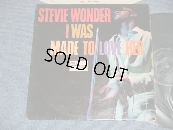 画像1: STEVIE WONDER -  I WAS MADE TO LOVE HER  (Ex+/Ex++ B-2:Ex EDSP, TEAROL) / 1967 UK ENGLAND ORIGINAL STEREO  Used LP
