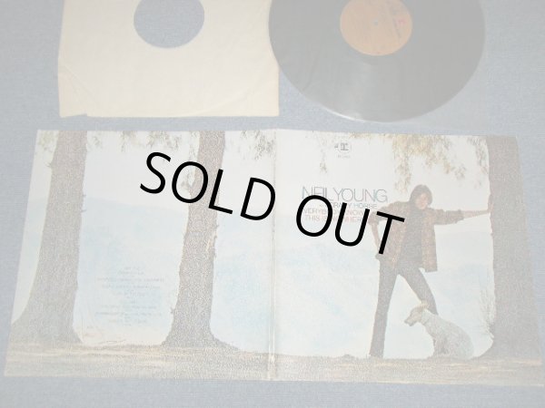 画像1: NEIL YOUNG with CRAZY HORSE  - EVERYBODY KNOWS THIS IS NO WHERE? (Matrxi #    A) 30910 RS6349A-1F   B) 30911 RS6349B 1K)  (Ex+++/MINT-  ) / 1974 Version  US AMERICA 3rd Press "BROWN Without Stereo  credit" Label  Used LP 