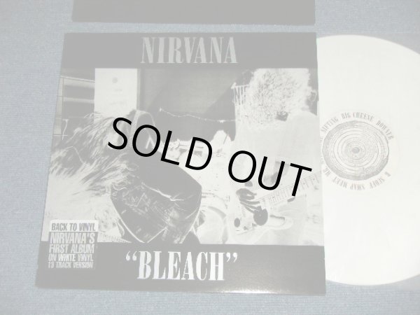 画像1: NIRVANA - BLEACH (寝Ｗ）  / 2002  UK ENGLAND  REISSUE "WHITE WAX Vinyl" "BRAND NEW" Dead stock LP