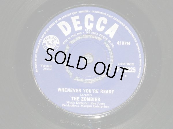 画像1: The ZOMBIES - WHENEVER YOU'RE READY : I LOVE YOU  (Ex+++/Ex+++ ) / 1965 UK ENGLAND ORIGINAL Used 7" Single 