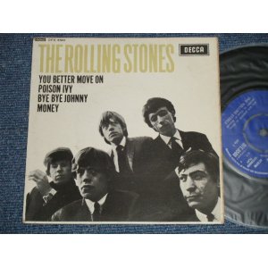 画像: THE ROLLING STONES - THE ROLLING STONES (Matrix # 1K/1K) (Ex+++/Ex+++) / 1964 UK ENGLAND  ORIGINAL Used 7"  45 rpm EP with PICTURE SLEEVE 