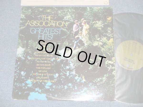 画像1: THE ASSOCIATION - GREATEST HITS (Matrix # A) 39463 WS-1767A-1A   B) 39464 WS-1767B-1A )  (Ex++/Ex+++) / 1968 US AMERICA ORIGINAL 1st Press "GREEN with W7 Label" STEREO Used LP