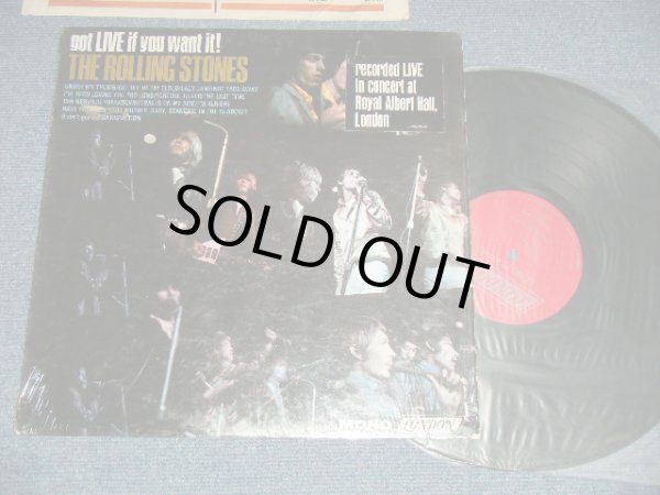 画像1: ROLLING STONES - GOT LIVE IF YOU WANT IT! : With TITLESEAL On Front Cover  ( MatrixA) ARL-7517-1H LL-3493-A  B)  ARL-7518-1H LL-3493-B  ) ( Ex+++/Ex+++ Looks:MINT- /  1966 US AMERICA  ORIGINAL "RED Label with Boxed LONDON" MONO Used LP