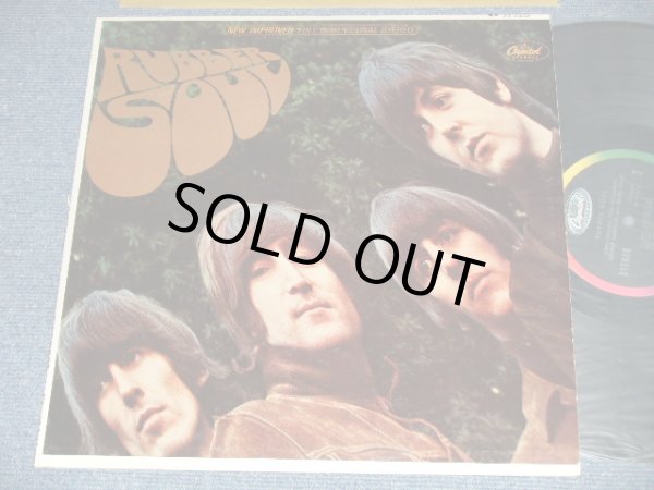 画像1: The BEATLES - RUBBER SOUL ( Matrix #A) ST-1--2442-A-15  B) ST-2--2442-B14 ) ( Ex++/MINT- ) / 1965 US AMERICA ORIGINAL 1st Press "BLACK with RAINBOW Label"  STEREO Used LP 