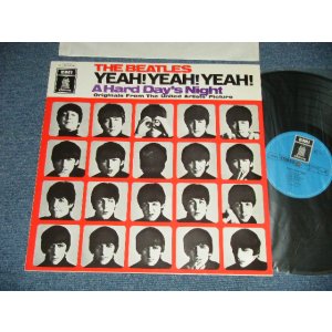画像: THE BEATLES - YEAH! YEAH! YEAH! : A HARD DAYS NIGHT ( Ex+++/MINT-  )  / 1970's GERMAN  FENCH EXPORT? BLUE Label  Used LP 