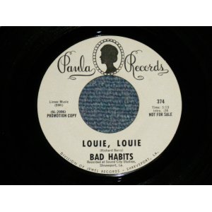 画像: BAD HABITS - LOUIE, LOUIE  : TOUCH THE SUN (MINT-/MINT-) / 1972  US AMERICA ORIGINAL "WHITE LABEL PROMO" Used 7" Single 