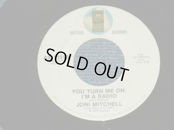 画像1: JONI MITCHELL - YOU TURN ME ON, I'M A RADIO : URGE FO GOING ( a)Ex++/b)Ex++ ) /1972 US AMERICA  ORIGINAL Used 7" Single 