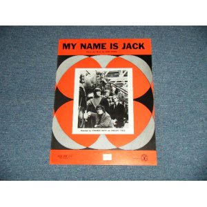画像: MANFRED MANN - MY NAME IS JACK (SHEET MUSIC) (MINT-)   /  1968 US AMERICA  ORIGINAL  Used SHEET MUSIC  