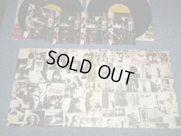 画像1: ROLLING STONES - EXILE ON MAIN ST. ( With 4xPOSTCARDS & Original Inner Sleeves by HARD PAPER) (Matrix #A)ST-RS-722507-E  ROLLING STONES RECORDS D.SCHAUB     B)ST-RS-722508-E  ROLLING STONES RECORDS PR C)ST-RS-722508-C  ROLLING STONES RECORDS PR  D,SCHAUB D)ST-RS-722510-B ROLLING STONES RECORDS  PR)  ( Ex+/MINT-) / 1972 US AMERICA ORIGINAL  Used 2 LP's