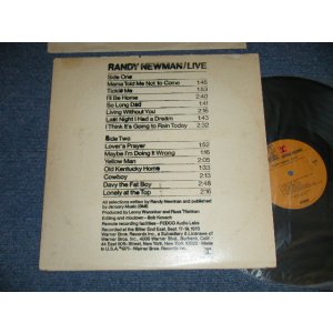 画像: RANDY NEWMAN - LIVE  ( Matrix #A)RS-6459- 31266-1 SG B)RS-6459- 31267-1 SG) "MASTERED & LACQUER bySteven A. Guy" (Ex++/Ex++  Looks:Ex+ EDSP)  / 1971 US AMERICA 1st Press Version"BROWN LABEL with STEREO Credit at Bottom Label" Used LP 