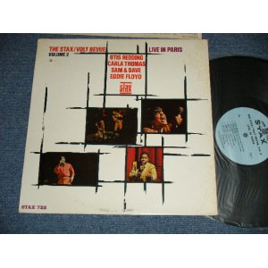 画像: v.a. Omnibus ( OTIS REDDING, CARLA THOMAS, SAM & DAVE, EDDIE FLOYD)   - THE STAX/VOLT REVUE VOLUME 2 LIVE IN PARIS  (Ex++/Ex++) / 1967 US AMERICA  ORIGINAL "BLUE Label" MONO Used LP   