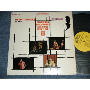 画像: v.a. Omnibus ( OTIS REDDING, CARLA THOMAS, SAM & DAVE, EDDIE FLOYD)   - THE STAX/VOLT REVUE VOLUME 2 LIVE IN PARIS  (VG+++/Ex++ WOFC, WOBC, EDSP) / 1967 US AMERICA  ORIGINAL "YELLOW Label" STEREO Used LP   