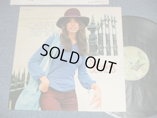 画像1: CARLY SIMON - NO SECRETS ( Matrix # A)EKS 75049 A8-SP ESRTD 5-10-76   B)EKS 75049 B8-SP ESRTD 5-10-76 ) (Ex+++/MINT- / 1972 US AMERICA ORIGINAL "BUTTERFLY Label" Used  LP 