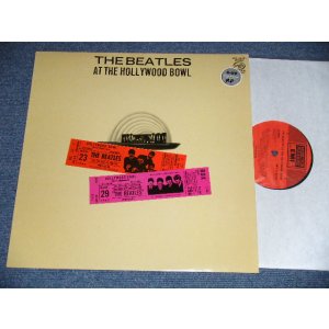 画像: THE BEATLES - AT THE HOLLYWOOD BAWL ( RARE "RED&PRUPLE TICKET on FRONT COVER) (Matrix # A) YEX 969 8-1-1/B) YEX 970 9-1-5 ) (MINT-/MINT)  / 1988 UK ENGLAND REISSUE Used LP 