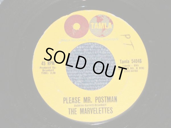 画像1: THE MARVELETTES - PLEASE MR. POSTMAN : SO LONG BABY ( Ex/Ex+ WOL )  / 1961  US AMERICA ORIGINAL Used  45rpm 7" Single  