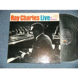 画像: RAY CHARLES - LIVE IN CONCERT(Ex+/Ex, Ex++ )  / 1965 US AMERICA ORIGINAL MONO  Used LP 